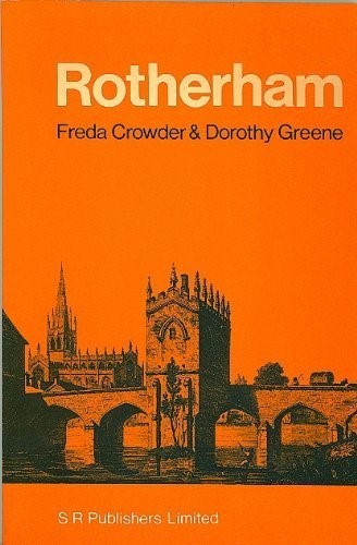 ="front cover of book orange background with black buildings"