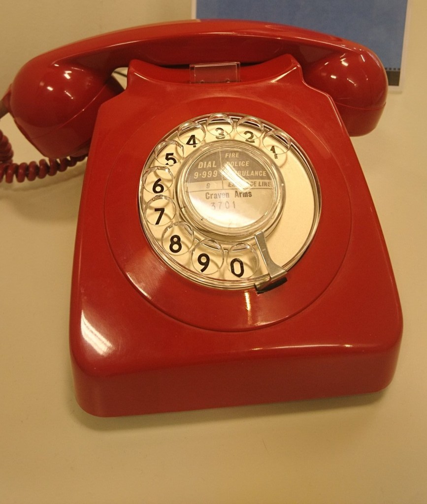 A red telephone 