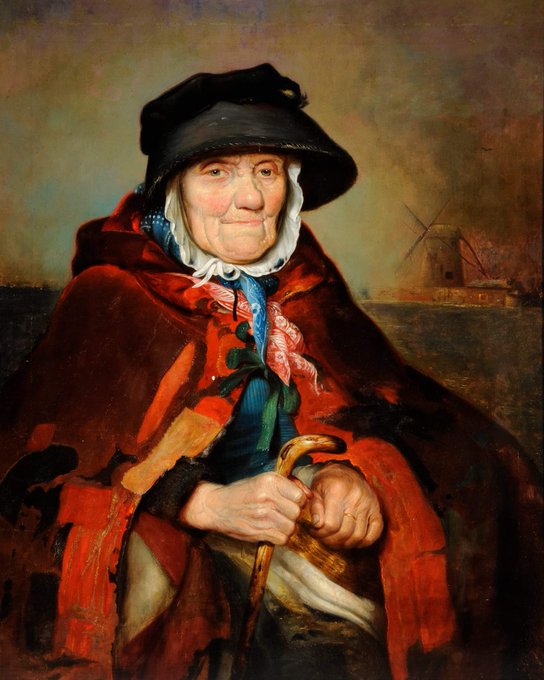 Painting of Peggy Airey from The Cooper gallery 