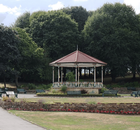 The bandstand in Elsecar Park