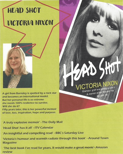 The back cover of Victoria's auto biography