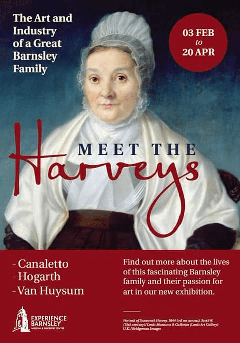 Meet The Harveys exhibition poster 