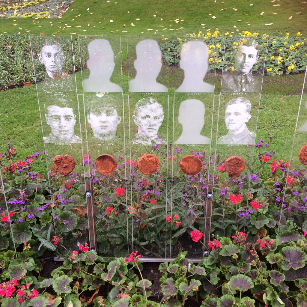 artowrk in the town hall garden