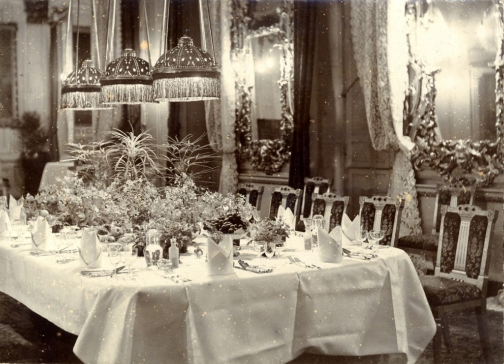 The dining room at Wentworth Castle