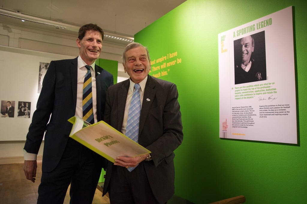 Dickie Bird in the gallery