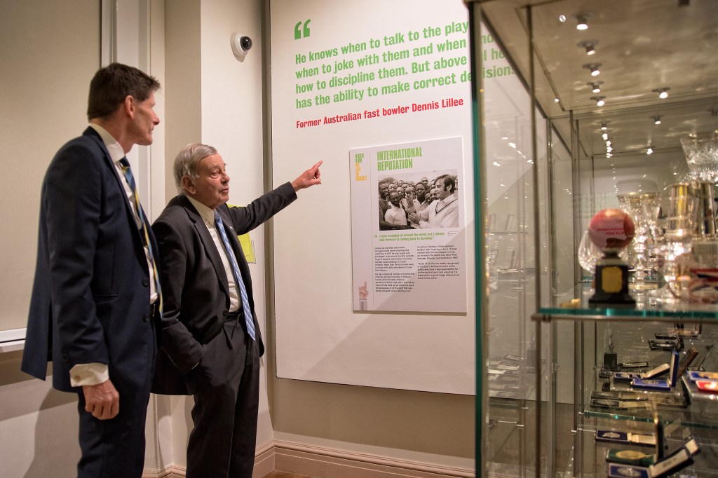 Dickie Bird in the gallery