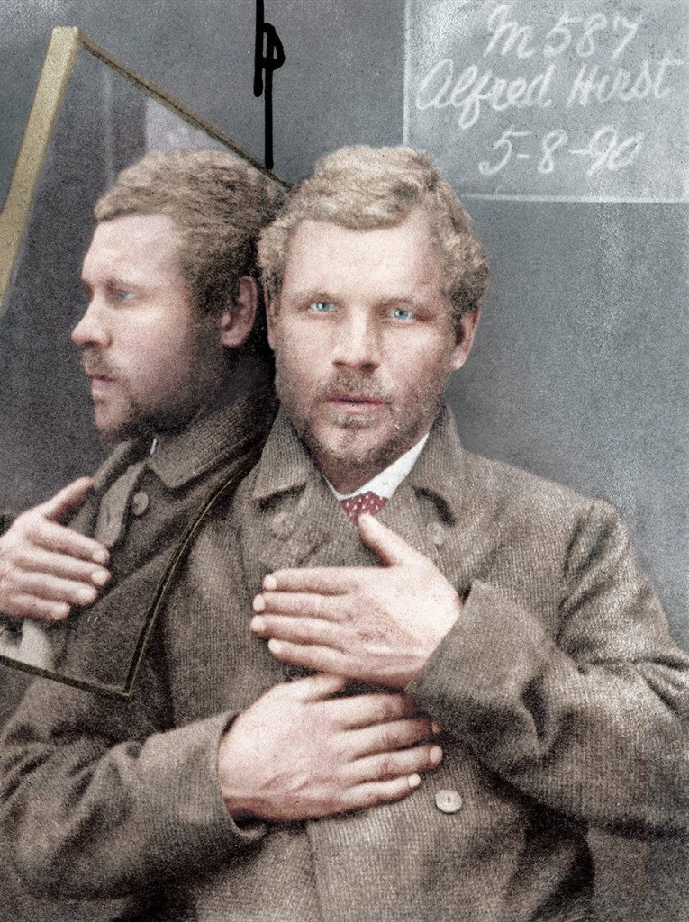 colourised portrait