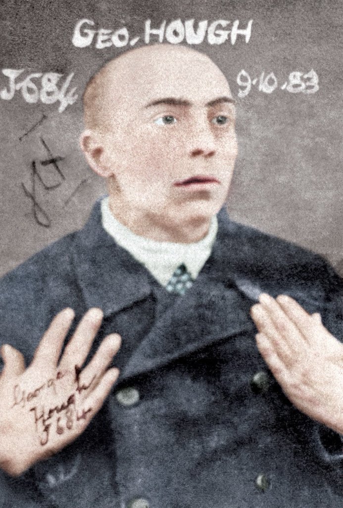 colourised portrait