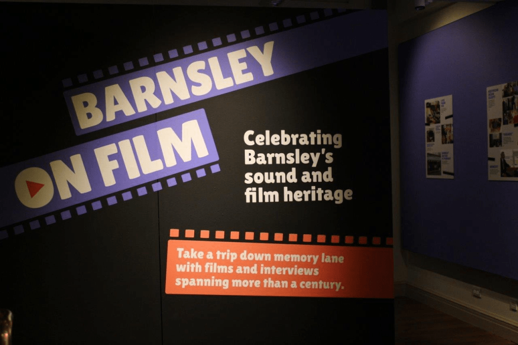 The entrance to the Barnsley On Film exhibition