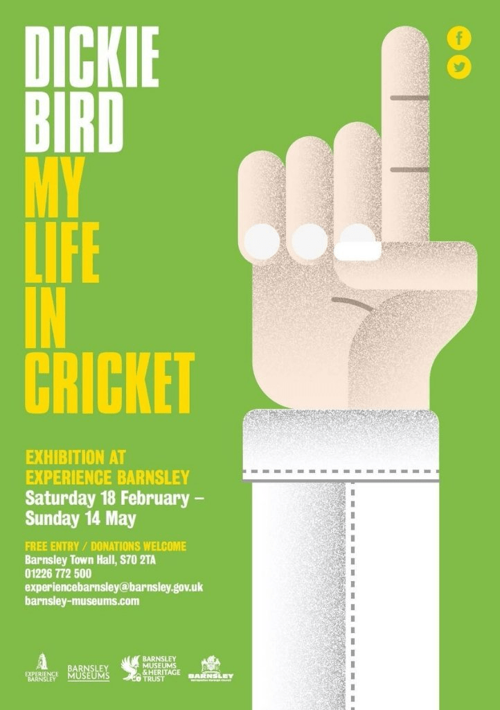 Dickie Bird exhibition poster