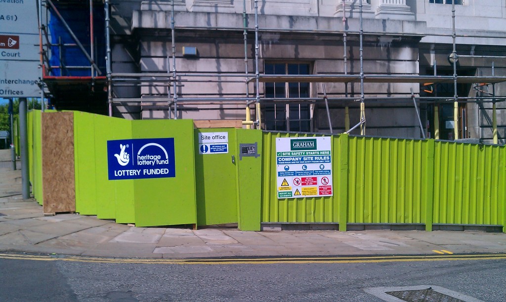 what is now the museum entrance