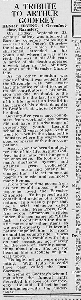 An obituary for Arthur Godfrey