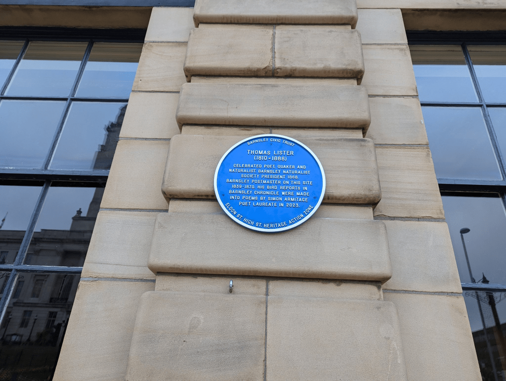 A vintage advertisement for A. Porter & Sons in Barnsley showcases a multi-story building. The image details various departments like drapery, costumes, and glassware, and includes business hours and luncheon times. A horse-drawn carriage is seen outside.